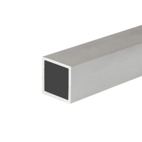 Alumínium zártszelvény 45x45 mm inox
