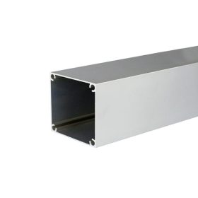 Alumínium zártszelvény 60x60 mm ezüst