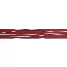 Gizir 6152 fényes piros csíkos 1x22mm élzáró