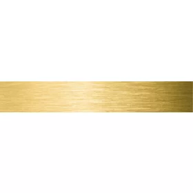 Gizir 6370 arany inox 1x22mm FÉM fóliás élzáró