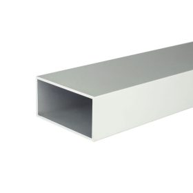 Alumínium zártszelvény 80x40 mm ezüst