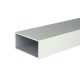 Alumínium zártszelvény 80x40 mm ezüst