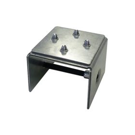 Alumínium zártszelvény kötőelem 80x80 mm