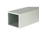 Alumínium zártszelvény 80x80 mm ezüst