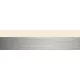 Gizir 9520 3D fényes 3d inox/bézs 1x22mm élzáró