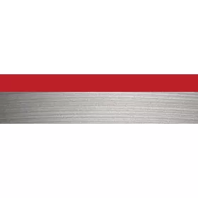 Gizir 9530 3D fényes 3d inox/piros 1x22mm élzáró