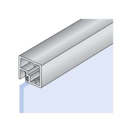 A18 keretprofil alukeretes ajtóhoz ALU színben