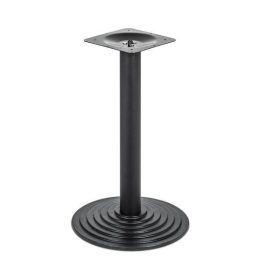 B41-730 Kerek lépcsős fekete bisztróláb