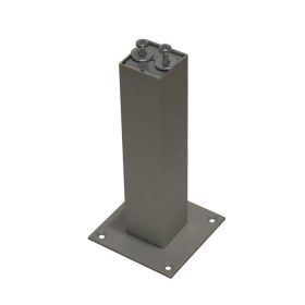 Bárpult tartó konzol egyenes szálcsiszolt inox