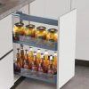 ML System jobb oldalra szerelhető üvegtálcás kosár - több méretben