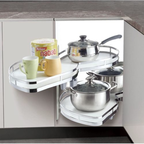 ML System kifordítható vesetál balos FEHÉR-KRÓM