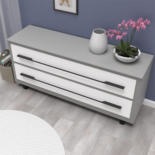 Nomet LANA hosszú bútor fogantyú - matt fekete - 1135 mm