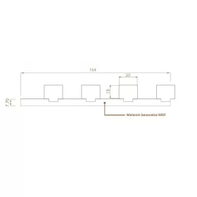 Dupla falpanel Fekete-Dió