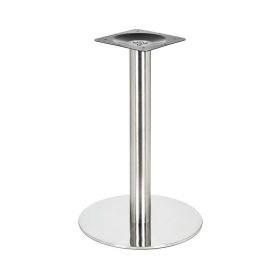 E19-730 Kerek inox bisztróláb