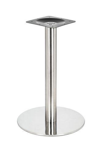 E19-730 Kerek inox bisztróláb