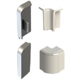   EF-1207 álló készlet: 2 vég+1 külső s.+1 belső s. Szürke