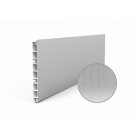 Fémhatású lábazat 150 mm, 4 méter, Szálcsiszolt alu