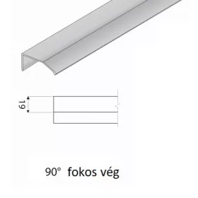 Csavarozható profilok méretre vágása 90 fokos szögben