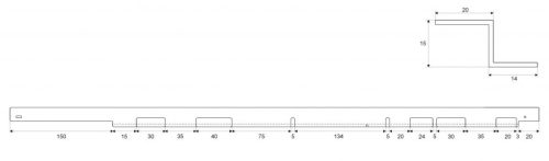 Hőterelő lemez sütő oldalához