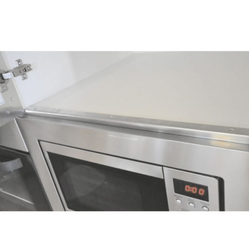 Hőterelő lemez beépített mikro fölé