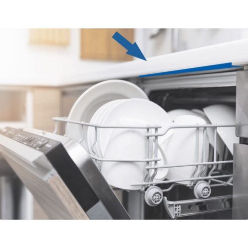 Hőterelő lemez mosogatógép fölé