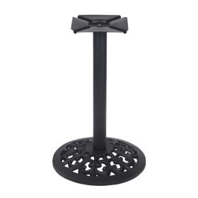 Kerek antik fekete bisztróláb