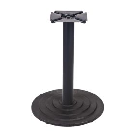 Kerek lépcsőzetes fekete bisztróláb