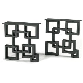 Fekete páros asztalláb