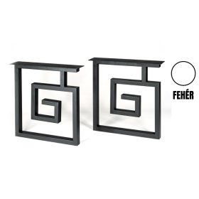 Fehér páros asztalláb