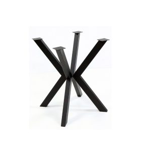 Fekete központi asztalláb