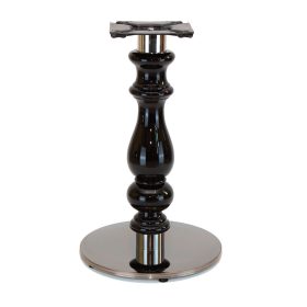 Kerek fekete exklúzív bisztróláb