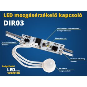 Ledprofilba építhető mozgásérzékelő 22614