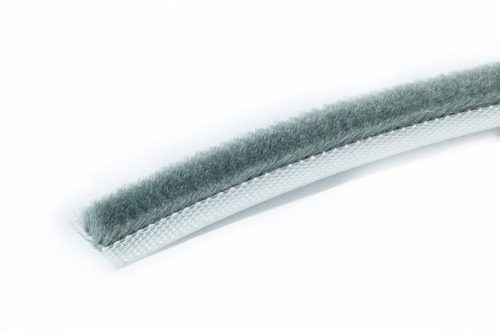 Befűzhető ütközőkefe széles FEKETE 12,7x4,6