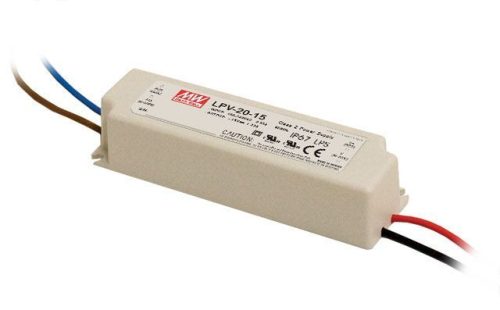 MeanWell trafó 20W 12V Vízálló