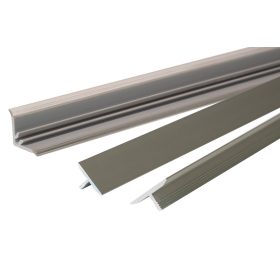 Mini háromszög vízvető, 15*15 mm, Szálcsiszolt inox