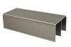 S05 Tolóajtó felső sín 2 pályás INOX