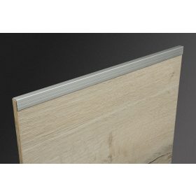 S07 alumínium sarok profil 11x17 mm EZÜST