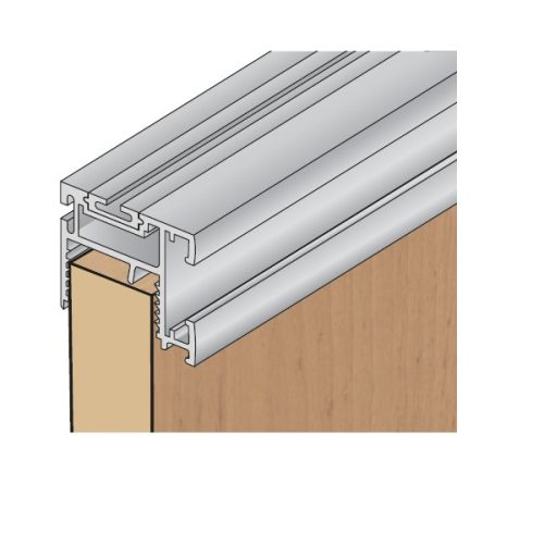 S10N Tolóajtó fogantyú profil 2,7 m EZÜST