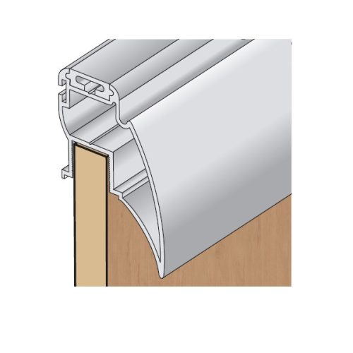 S16 Tolóajtó fogantyú profil 2,7 m EZÜST