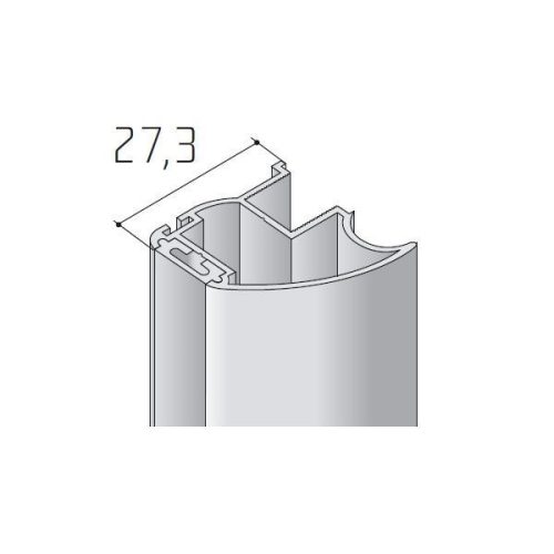 S17 Tolóajtó fogantyú profil 2,7 m PEZSGŐ