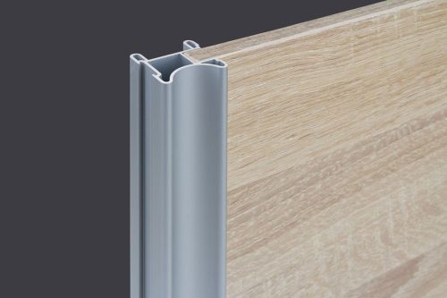 S22 Tolóajtó fogantyú profil 2,7 m INOX