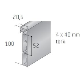 S45 összekötő profil