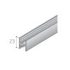 S55 Tolóajtó felső összekötő profil INOX