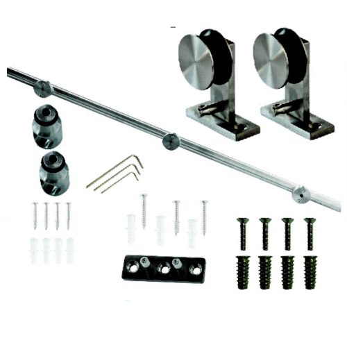 S90 Inox Tolóajtó szett faajtóhoz 2m