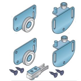 S37 Tolóajtó görgőszett