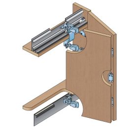 S40SD harmonika görgőszett jobb