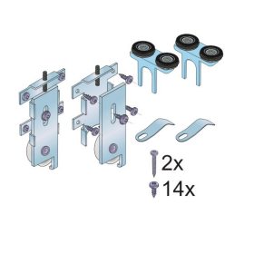 S60 Tolóajtó görgőszett S19 profilhoz