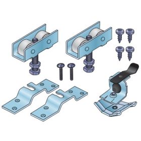 S80F Tolóajtó görgőszett fához