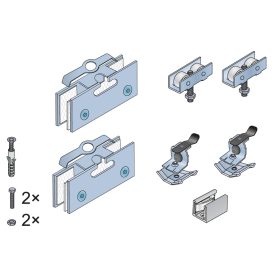 S80G Tolóajtó görgőszett