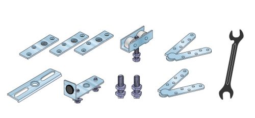 S80H harmónika görgőszett fához